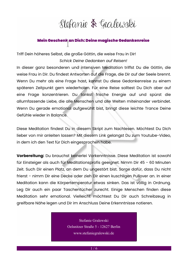 magische-gedankenreise