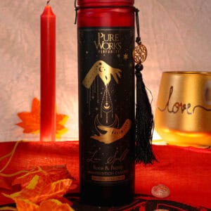Glaskerze "Love Spell"