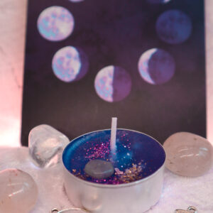 Teekerze „Mani“ - Sanfte Mondkraft für Intuition & Klarheit