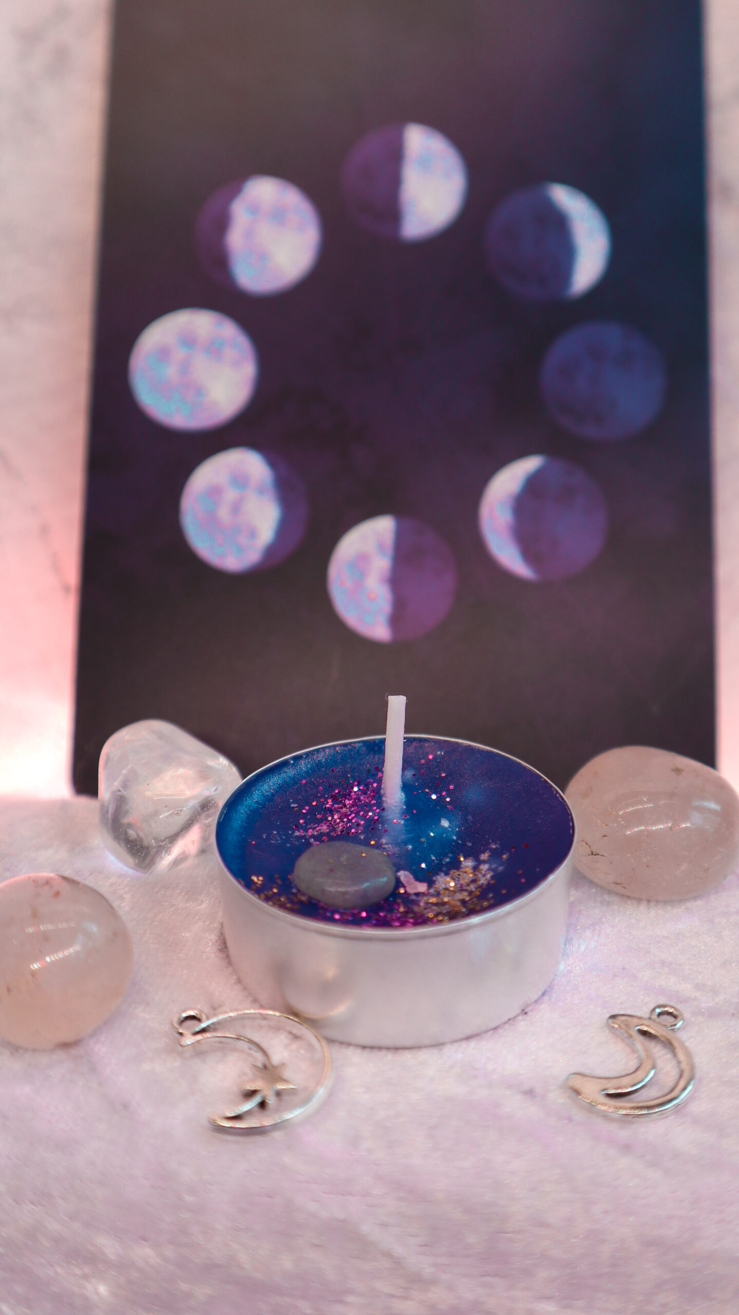 Teekerze „Mani“ - Sanfte Mondkraft für Intuition & Klarheit