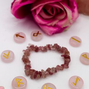 Erdbeerquarz Armband – Sanfte Herzmagie & Lebensfreude